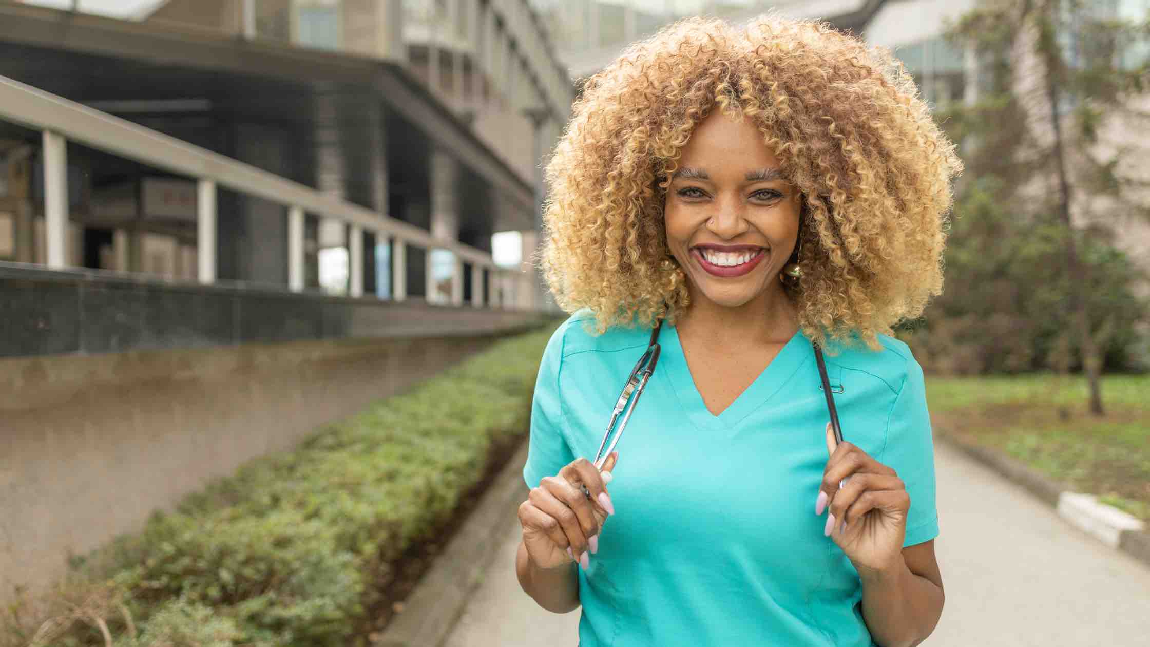 happy nurse