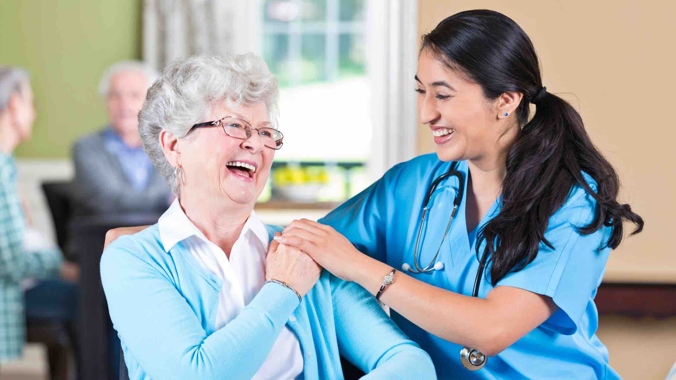 nurse comforting 