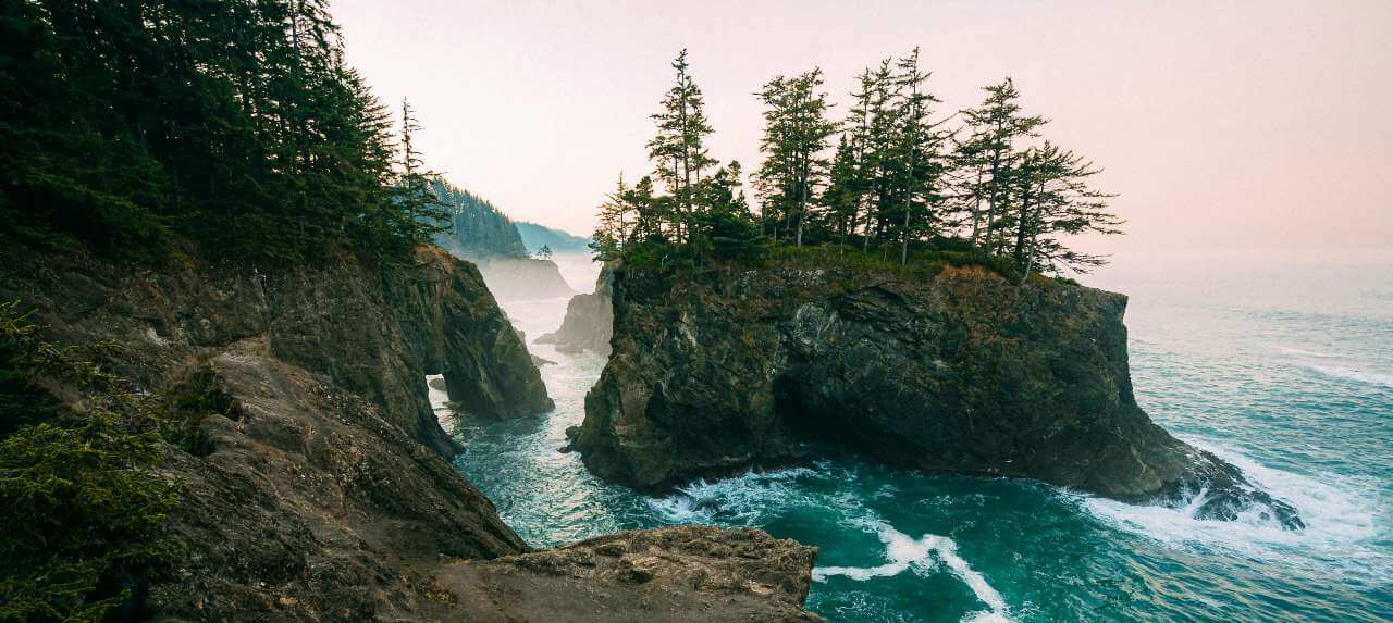 Brookings Oregon famous coastline