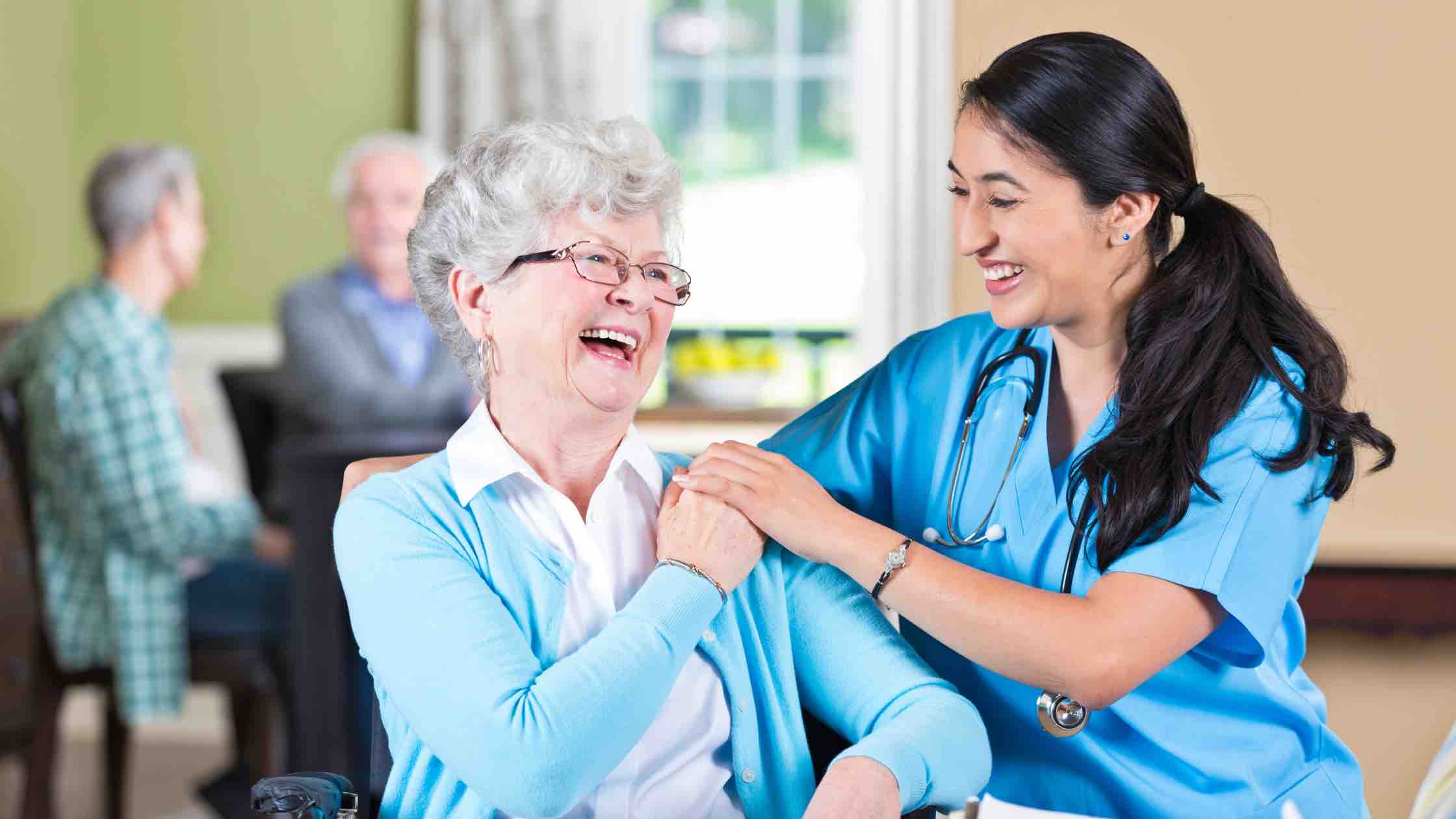 nurse with patient 