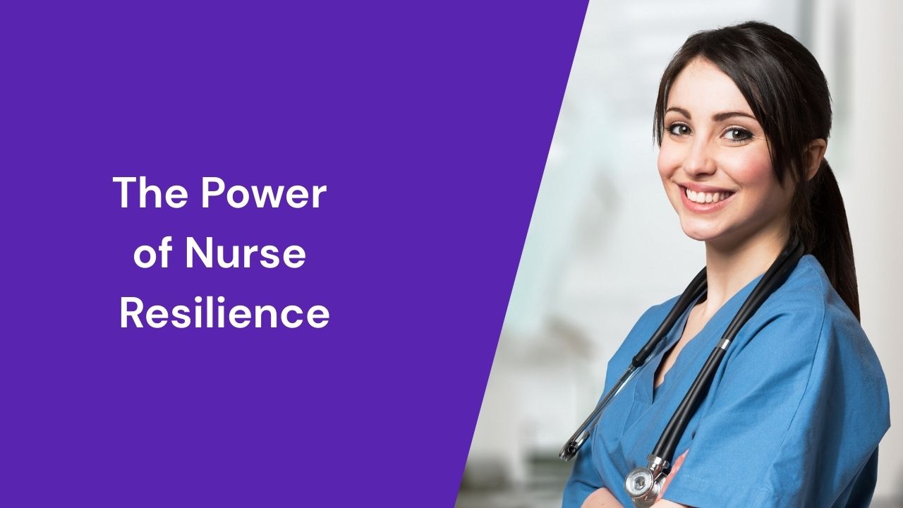 a nurse smiling 