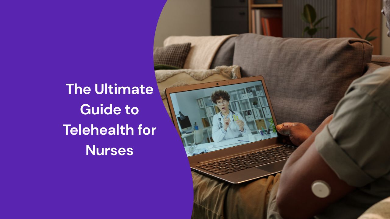 a healthcare worker working on a computer screen